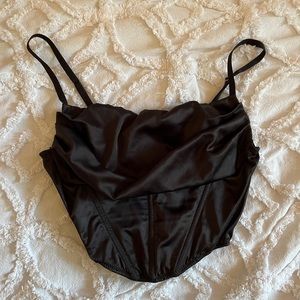 Urban Outfitters Satin Corset Top